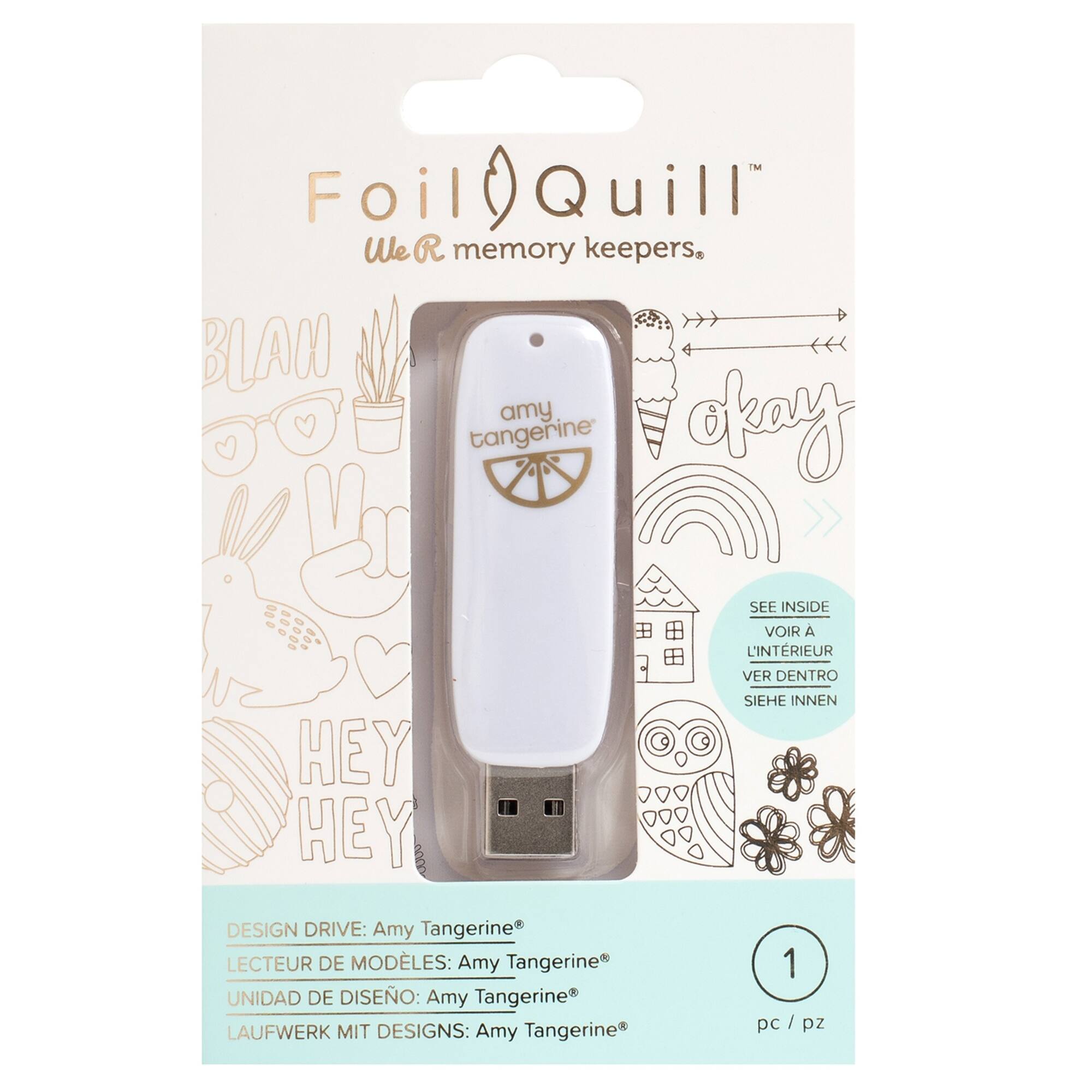 We R Memory Keepers® Foil Quill™ USB Artwork Drive by Amy Tangerine